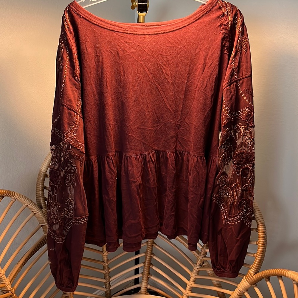 Free People Peplum Top